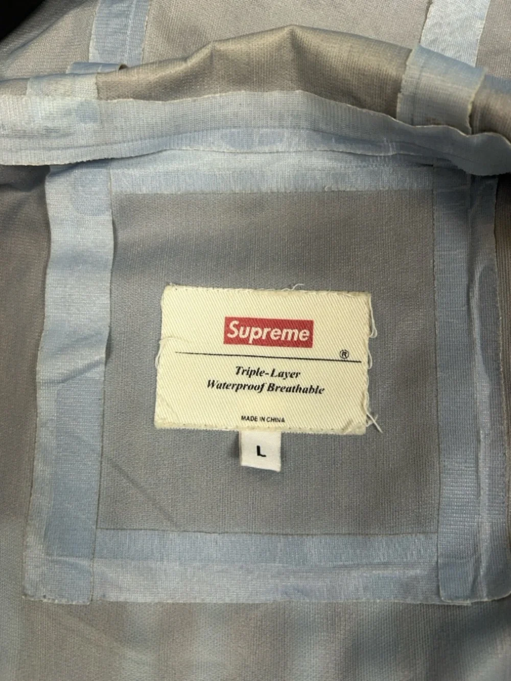 Supreme 2013 Taped Seam Fishtail Parka L - Picture 9 of 10